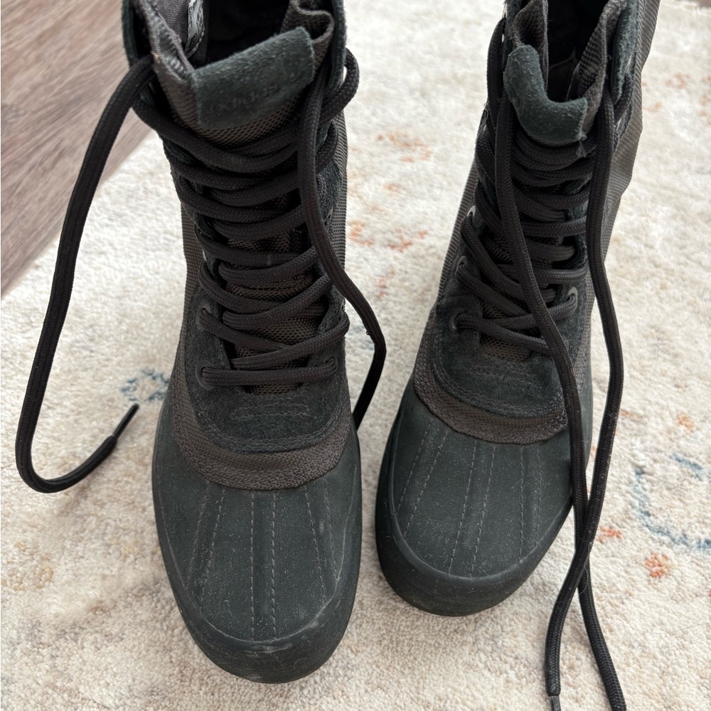 Yeezy Dark Green Ankle Boots